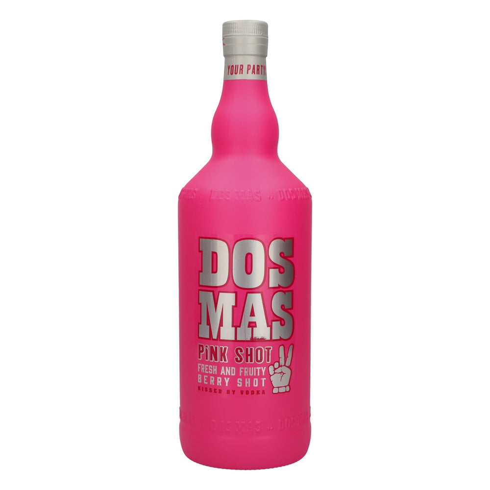 Liquore Dos Mas, bottiglia decorativa XXL Showbottle da 3,0 l, versione rosa