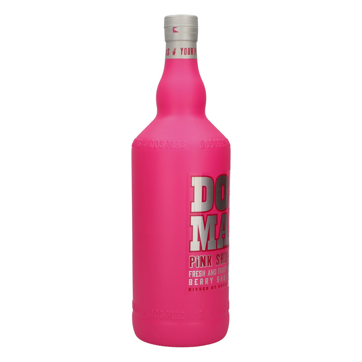 Liquore Dos Mas, bottiglia decorativa XXL Showbottle da 3,0 l, versione rosa – Vista 2
