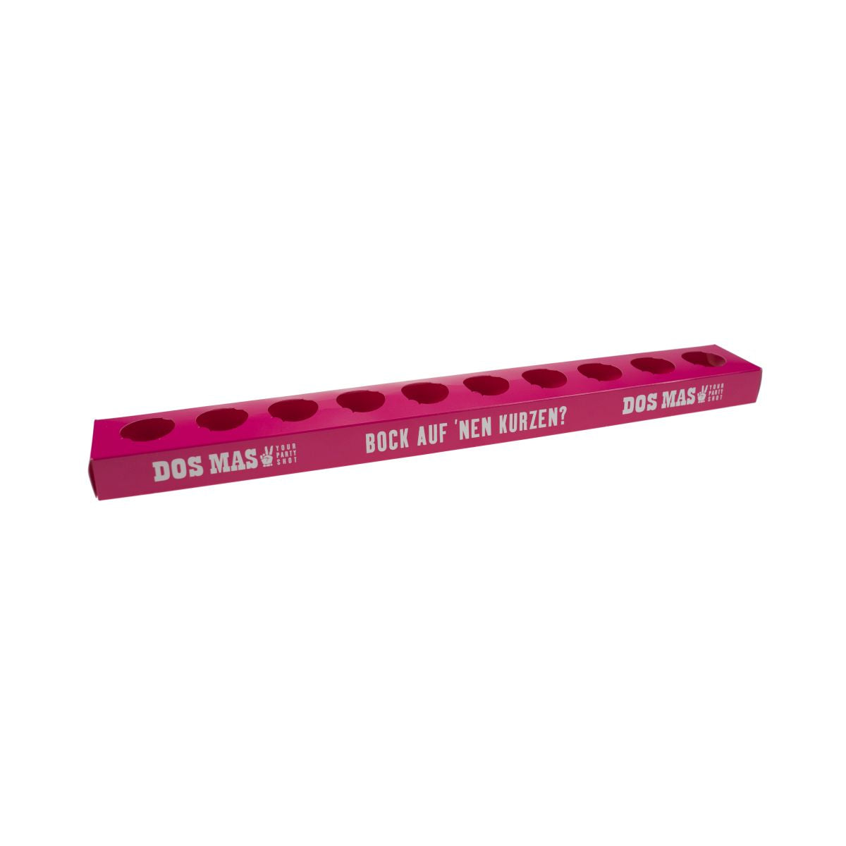 Dos Mas Tequila Shotglashalter Rosa Per 10 bicchieri Shotmeter Short Holder