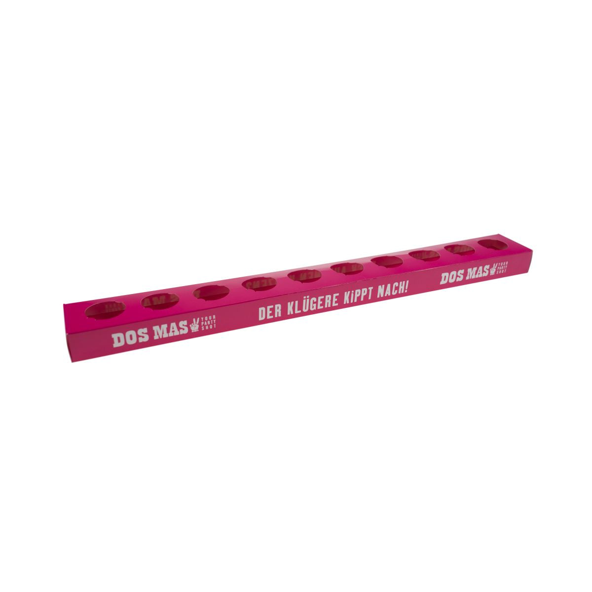 Dos Mas Tequila Shotglashalter Rosa Per 10 bicchieri Shotmeter Short Holder – Vista 2