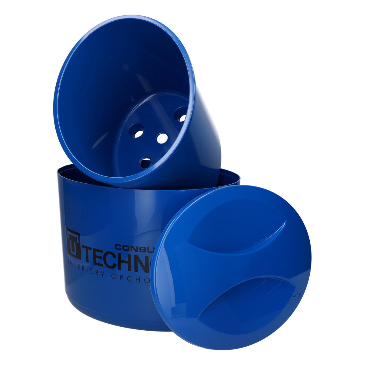 Double B. Raffreddatore per bottiglie da 10 l, logo nero Techno Consult, nuovo, blu – Vista 5