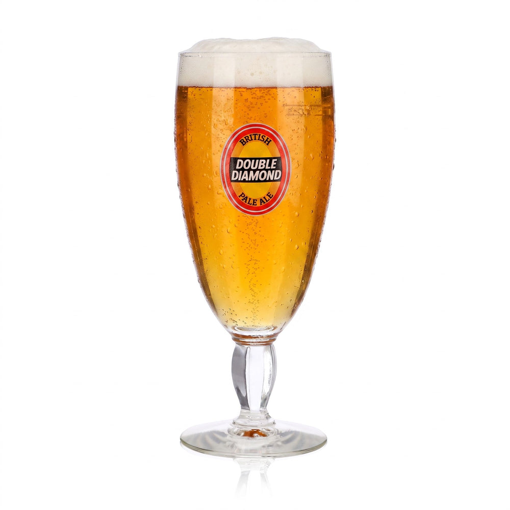 Bicchiere da birra Double Diamond da 0,25 l, modello a coppa, British Pale Ale