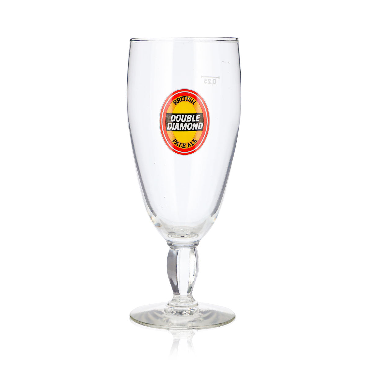 Bicchiere da birra Double Diamond da 0,25 l, modello a coppa, British Pale Ale – Vista 2