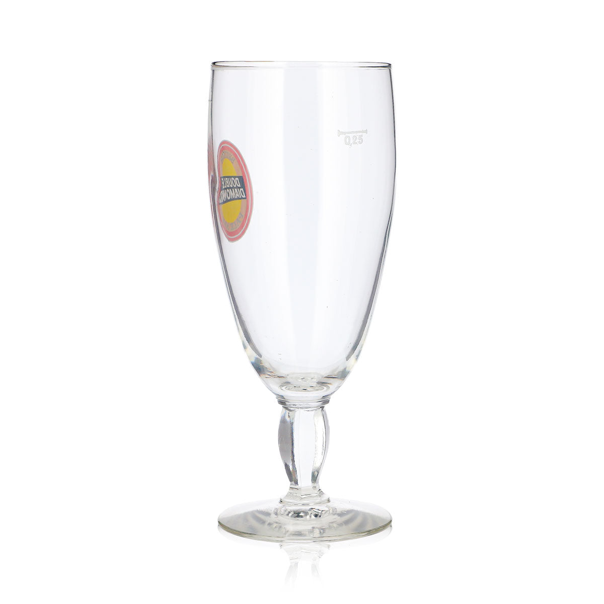 Bicchiere da birra Double Diamond da 0,25 l, modello a coppa, British Pale Ale – Vista 4