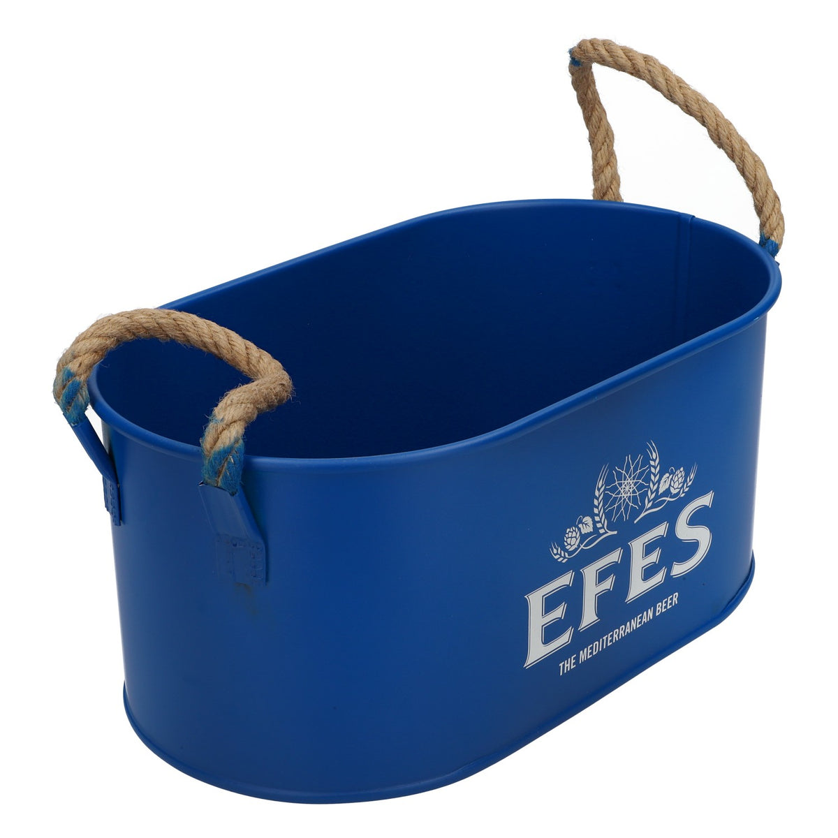 Efes Birra Raffredda bottiglie Raffredda bottiglie Contenitore per cubetti di ghiaccio Icebuket Blu Metallo con manico – Vista 4