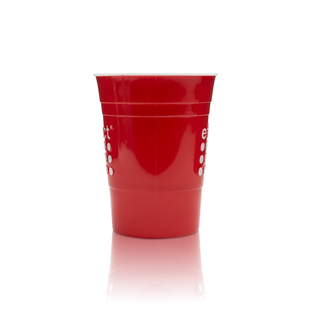 6 bicchieri riutilizzabili Effect da 0,3 l, bicchieri di plastica Red Cup, bicchieri per beer pong in plastica – Vista 4