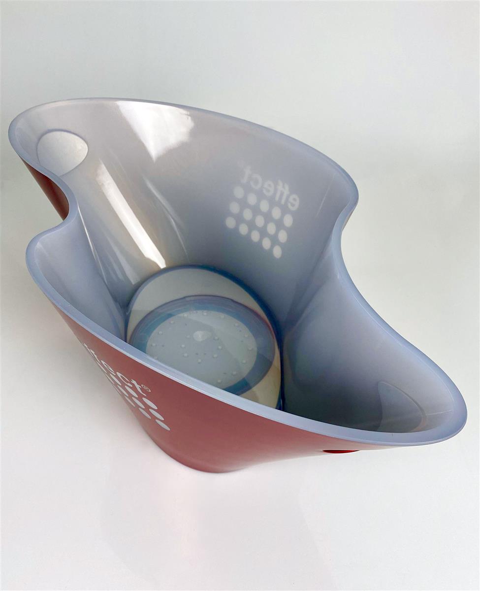 Effect Energy LED Raffredda bottiglie a batteria Contenitore per cubetti di ghiaccio Vaschetta grande rossa nuova – Vista 3
