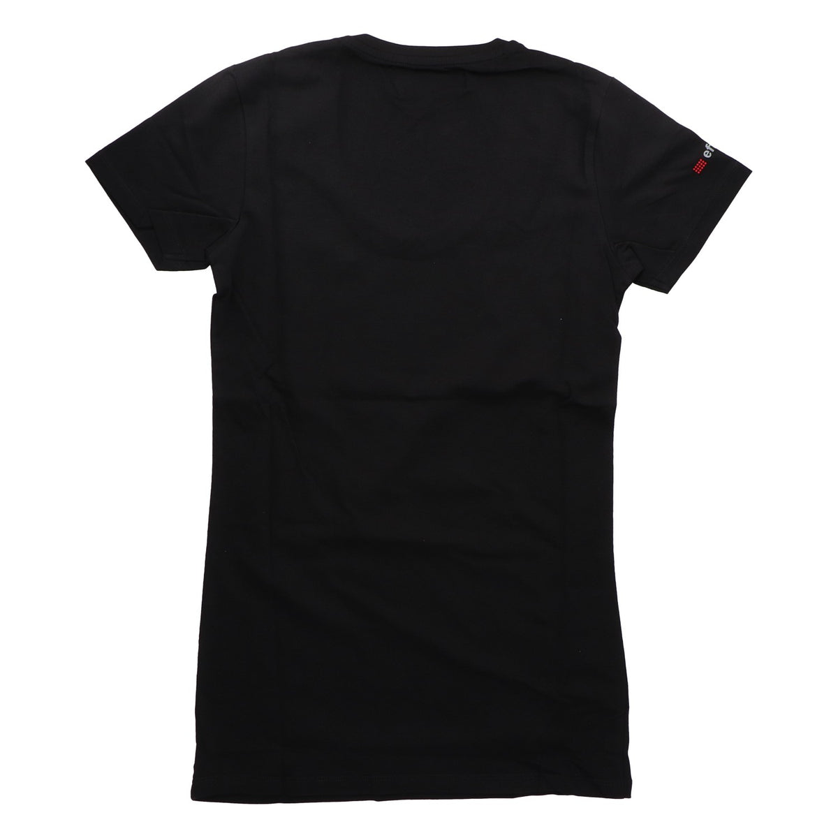 Maglietta Effect Energy da donna, taglia M, scollo a V, con logo, nero, in cotone – Vista 3