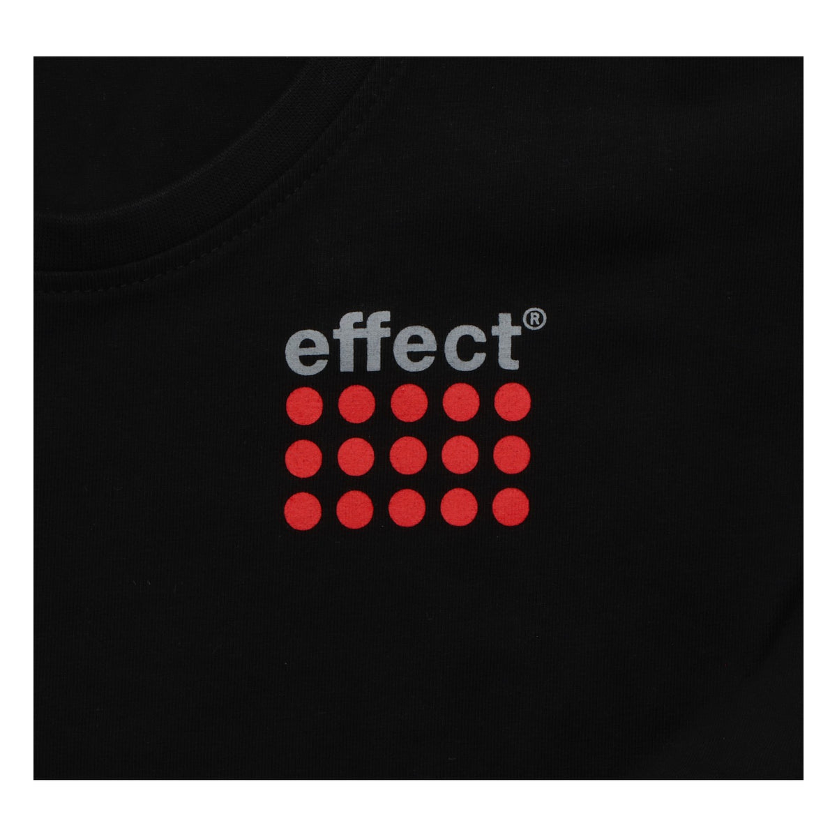 Maglietta Effect Energy da donna, taglia M, scollo a V, con logo, nero, in cotone – Vista 4