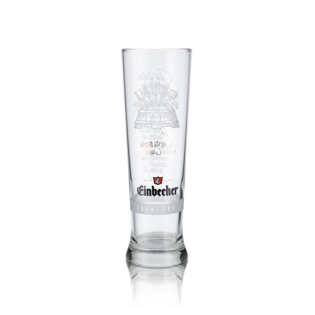 Bicchiere Einbecker 0,3 l Edizione speciale Bicchiere da birra 500 anni Collezionisti Appassionati