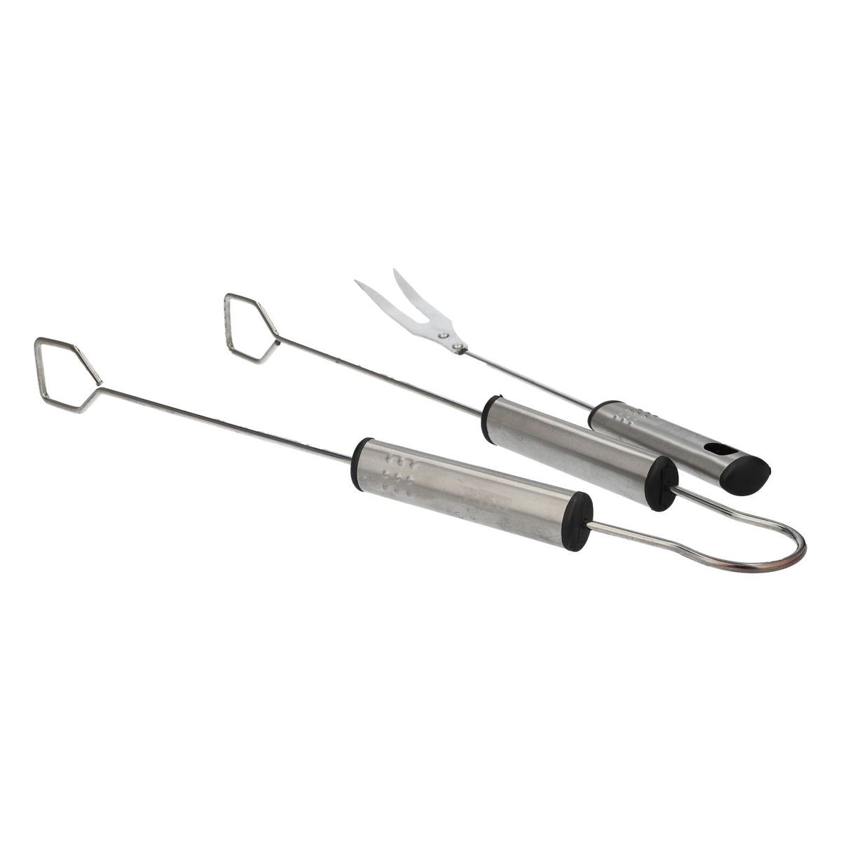 Set di posate da barbecue Eku Bier: pinze e forchetta in acciaio inossidabile da 39 cm, utensili per feste – Vista 2