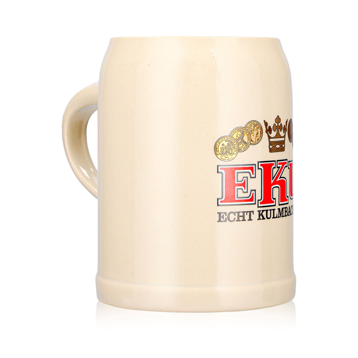 Bicchiere da birra Eku da 0,5 l, boccale in terracotta, vera terracotta di Kulmbach – Vista 3