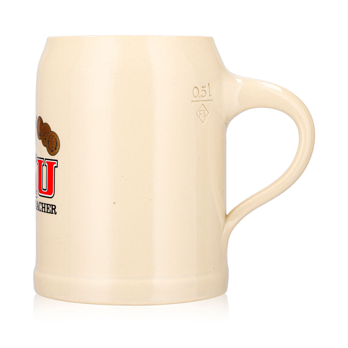 Bicchiere da birra Eku da 0,5 l, boccale in terracotta, vera terracotta di Kulmbach – Vista 6
