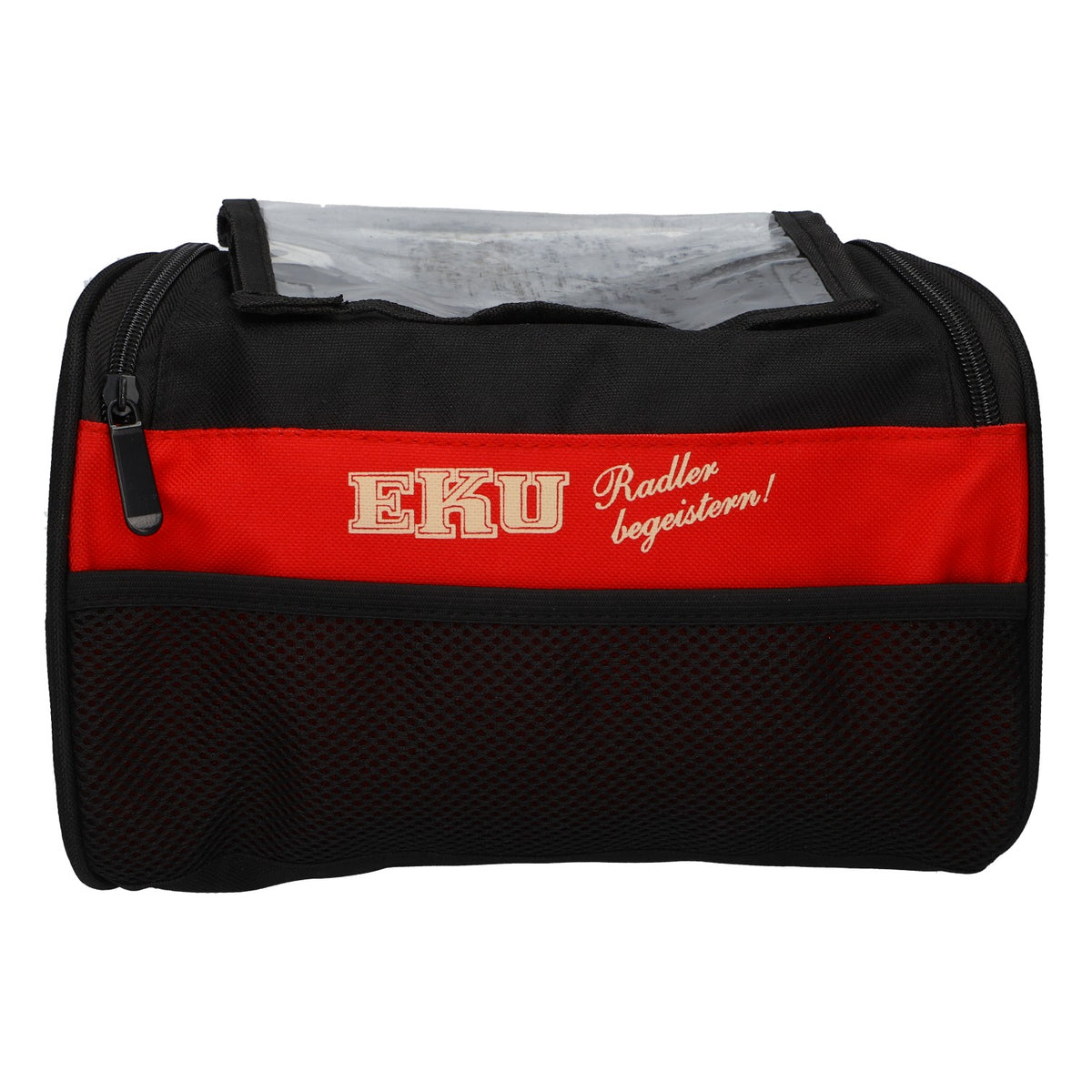 Borsa da bicicletta Eku Bier Tache, nera, nuova, in tessuto misto