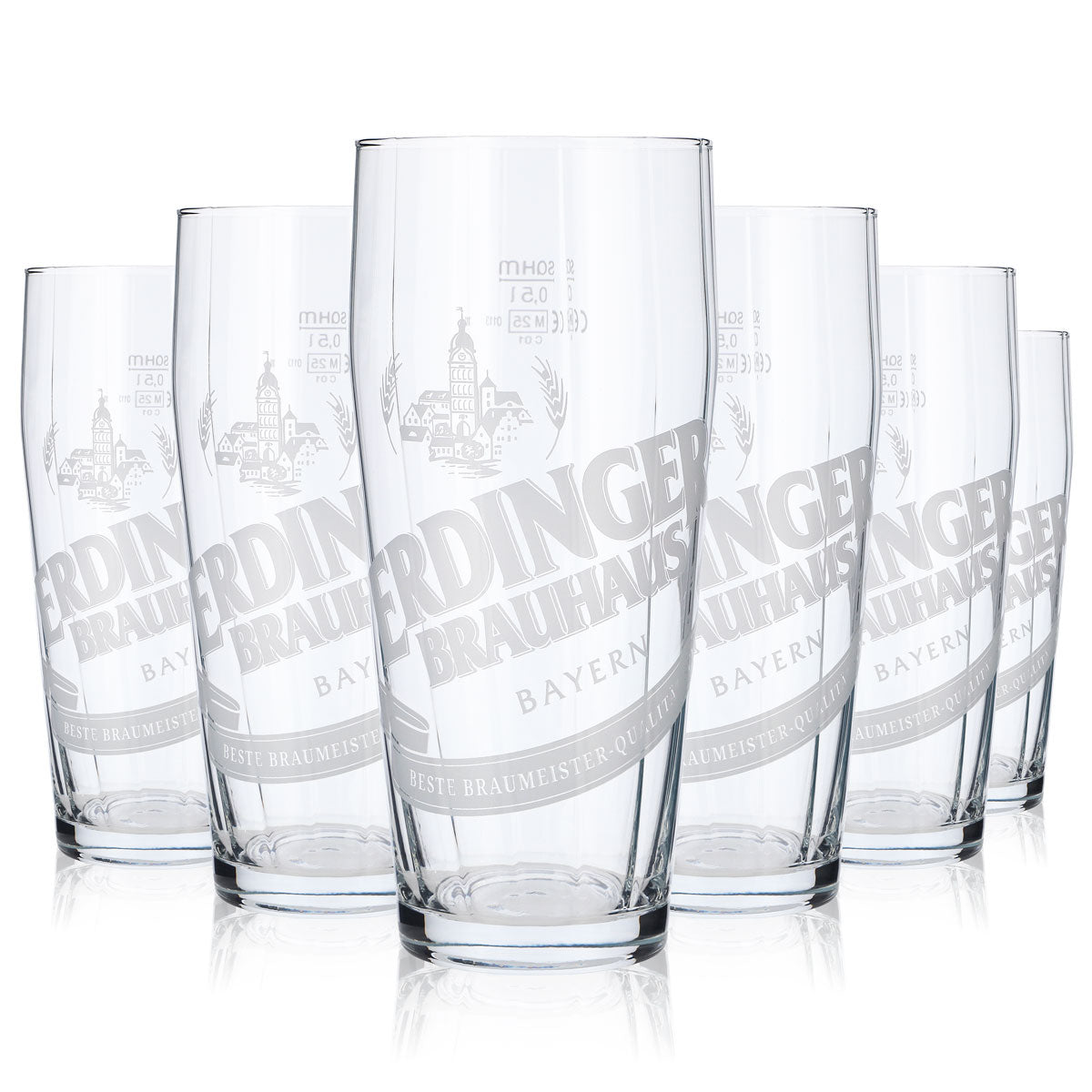 6 bicchieri Erdinger da 0,5 l Birra artigianale Willibecher Bicchieri Bicchieri da birra Weissbräu – Vista 5