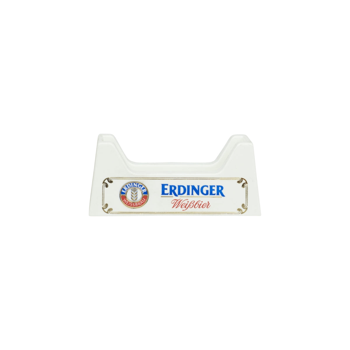 Portabicchieri Erdinger in bianco per 10 sottobicchieri Supporto bianco Retro Bar