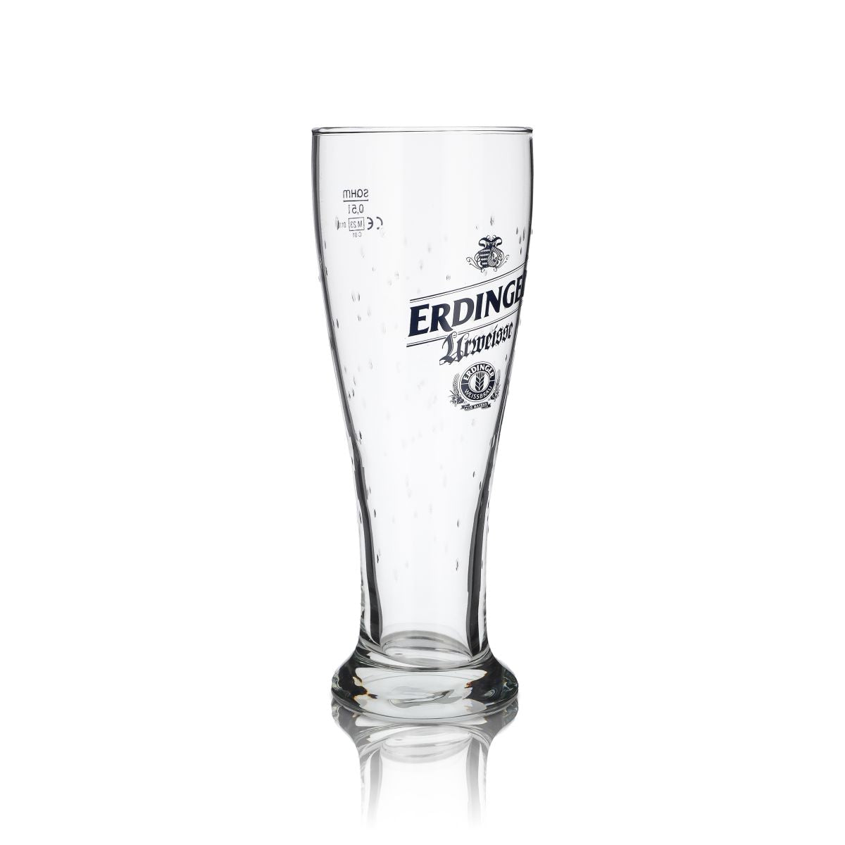6 bicchieri Erdinger Urweisse da 0,5 l Bicchieri da birra bianca Bicchieri da birra Hefeweizen Design a goccia – Vista 3