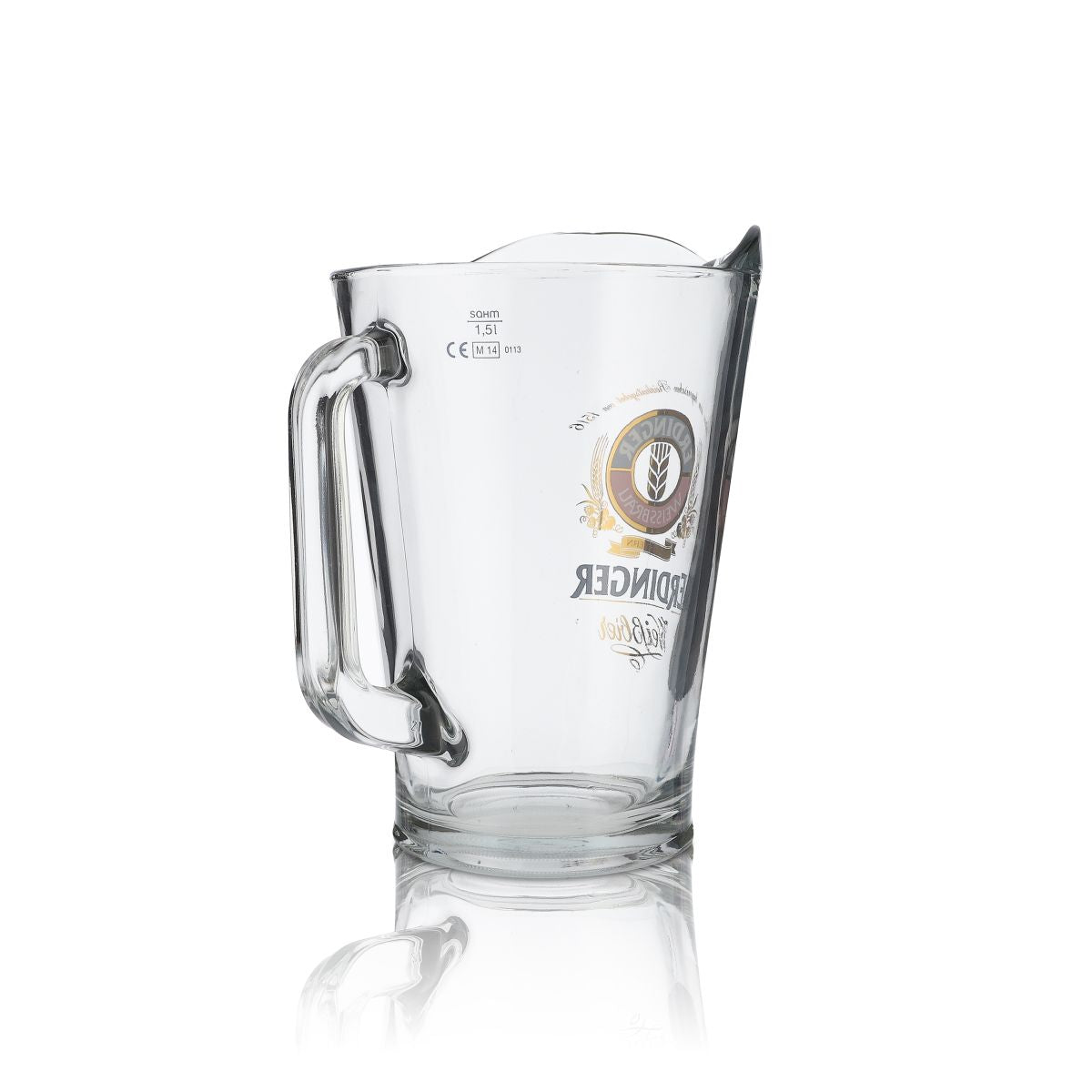 Boccale da birra bianca Erdinger Caraffa Pitcher 1,5 l Birraio Baviera Gastronomia – Vista 4