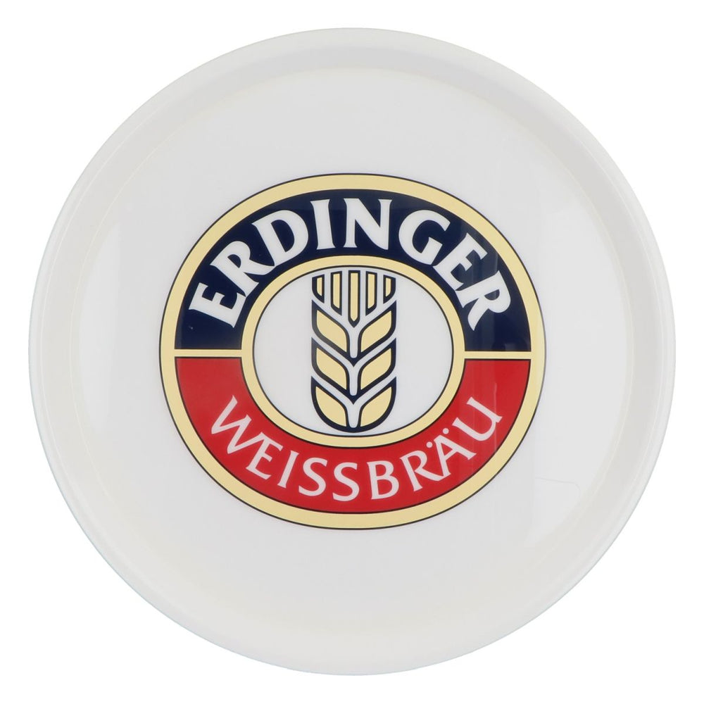 Vassoio da servizio per birra bianca Erdinger  Vassoio rotondo Vassoio da cameriere Rotondo Bianco