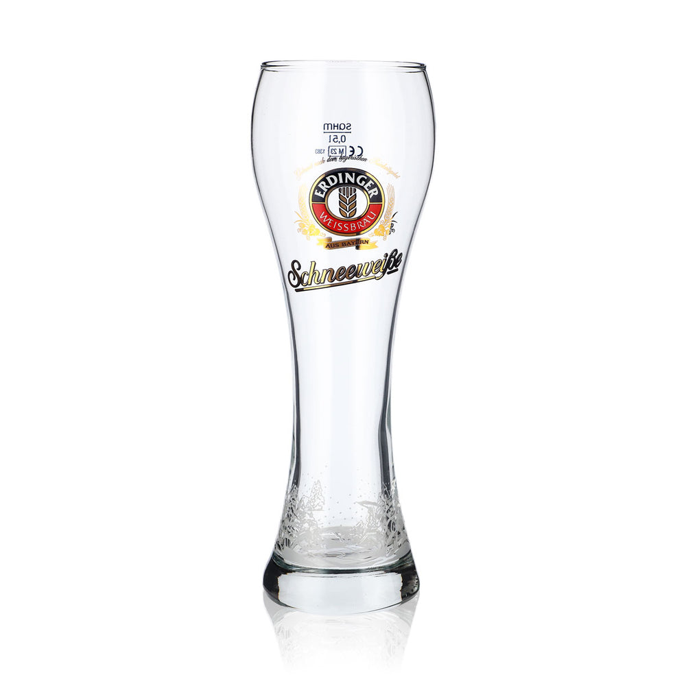 Bicchiere da birra Erdinger Weissbräu 0,5 l Bicchieri da birra Bicchiere da birra bianca "Schneeweiße"