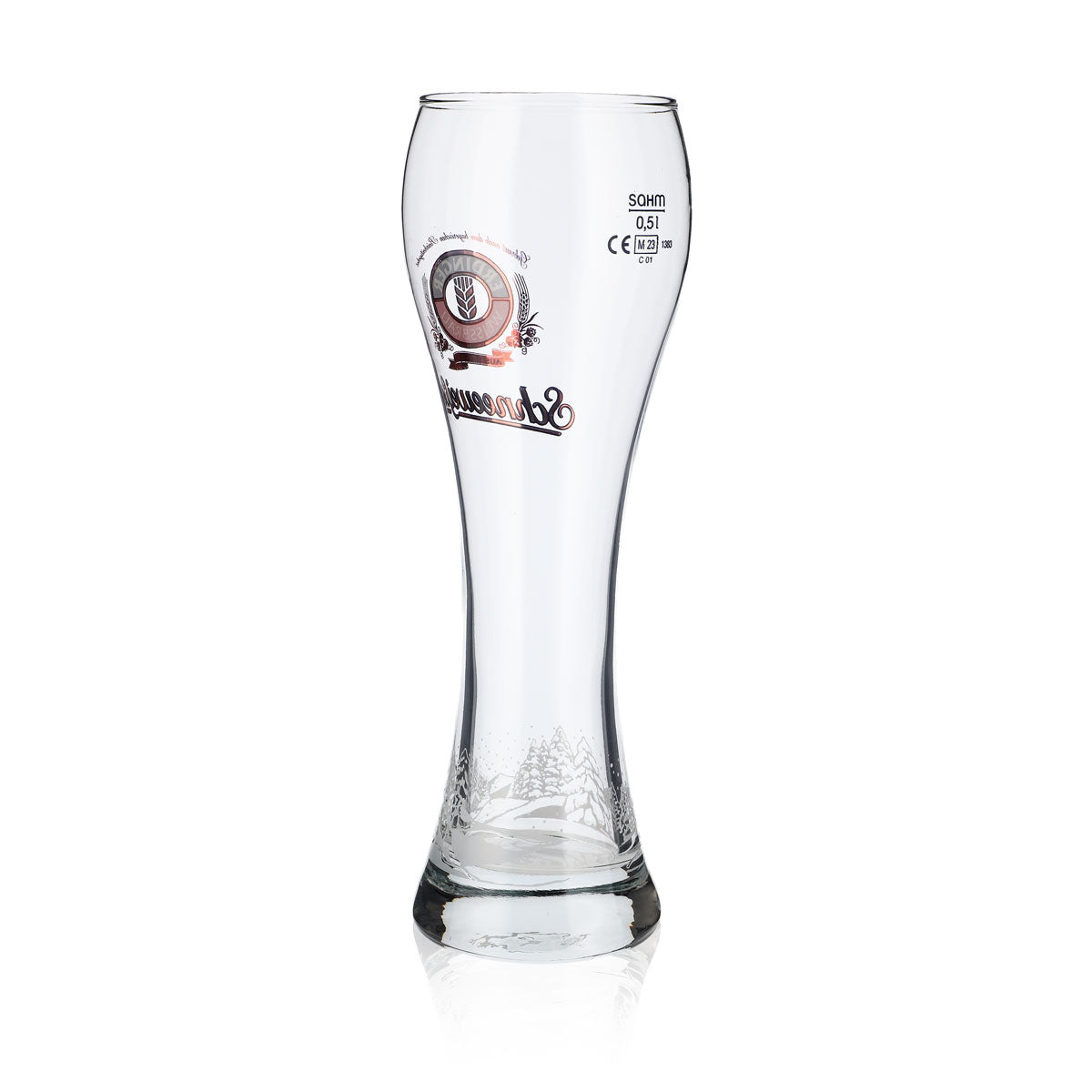 6 bicchieri da birra Erdinger Weissbräu da 0,5 l Bicchieri da birra Bicchiere da birra bianca "Schneeweiße" – Vista 6