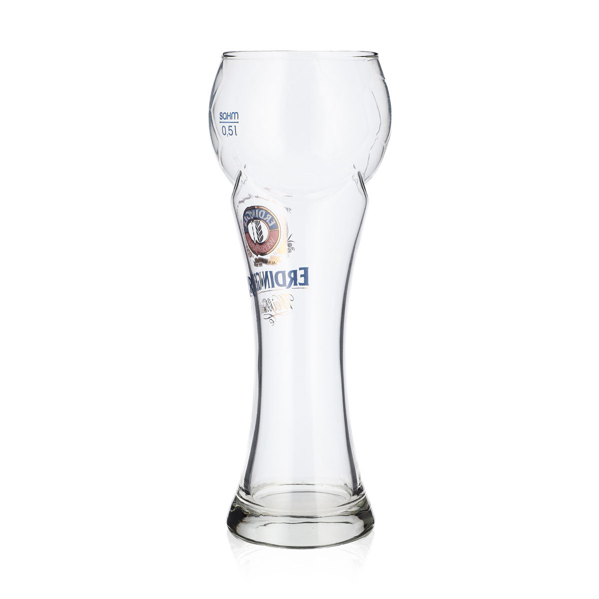 Bicchieri da birra Erdinger Weissbräu Bicchieri da birra 0,5 l Bicchiere da birra bianca Contorno calcio – Vista 4