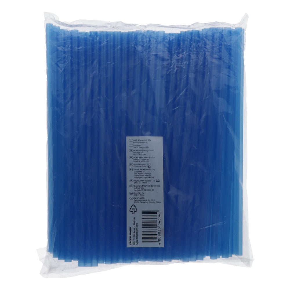 Fackelmann Cannucce 135 Jumbo in plastica blu 0,8 x 25,5 cm