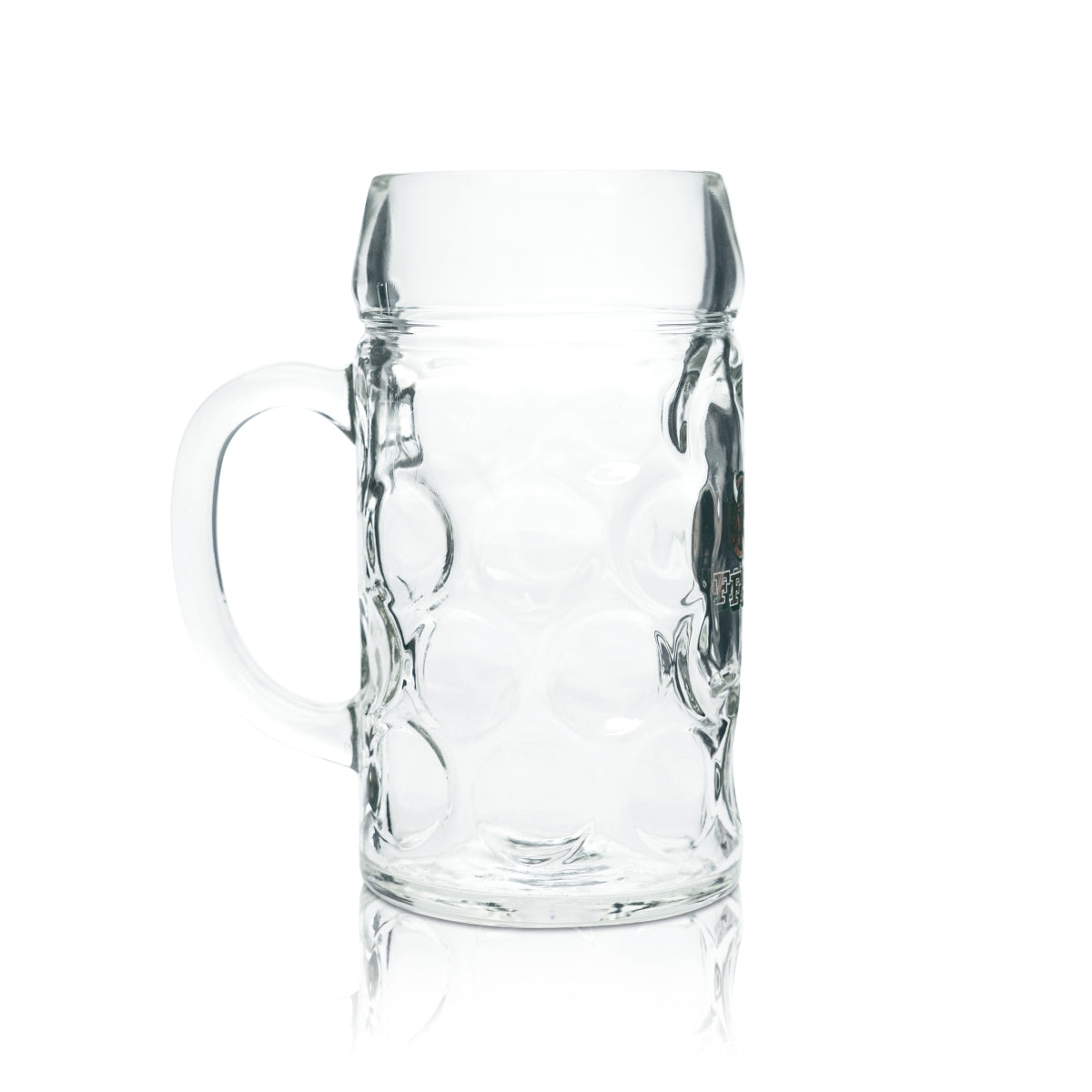 Bicchiere da birra Faxe 1 l Bicchiere da birra Contorno Bicchieri Seidel Danimarca Viking Gastro Bicchiere verde – Vista 2