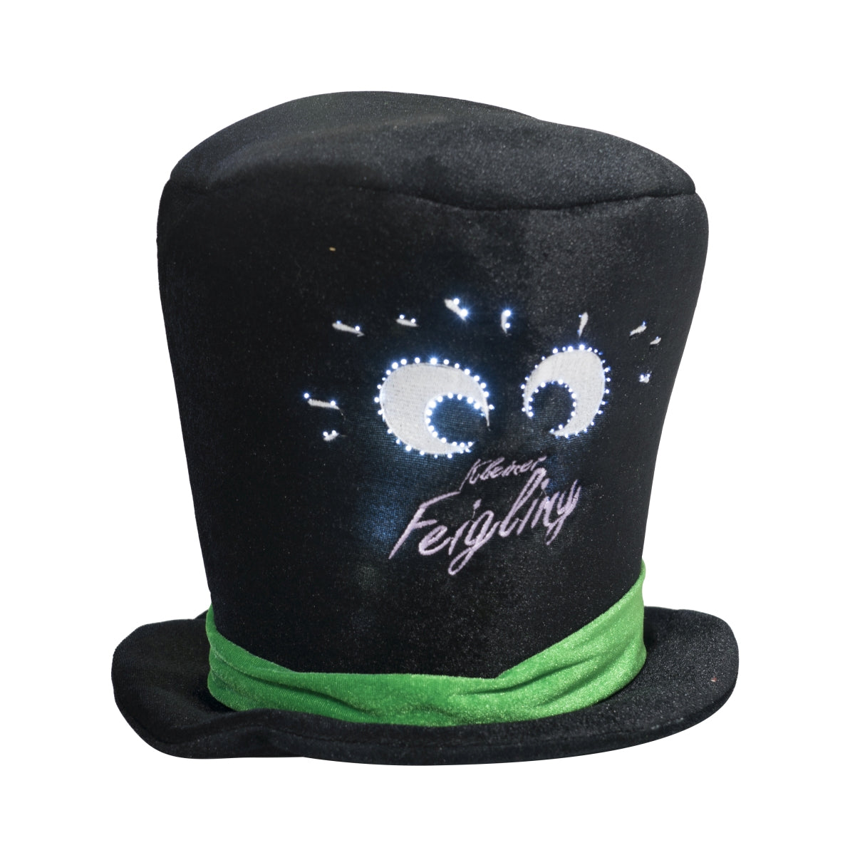 Cappello LED da codardo Cappello in feltro Tessuto Festa Carnevale Festival Cilindro – Vista 2
