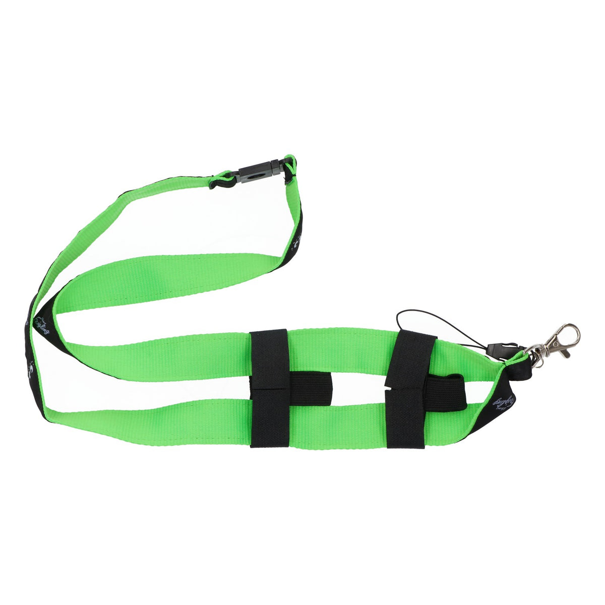 Liquore Feigling Portachiavi Lanyard  Nero/Verde – Vista 2