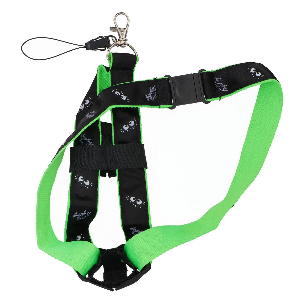 Liquore Feigling Portachiavi Lanyard  Nero/Verde – Vista 3