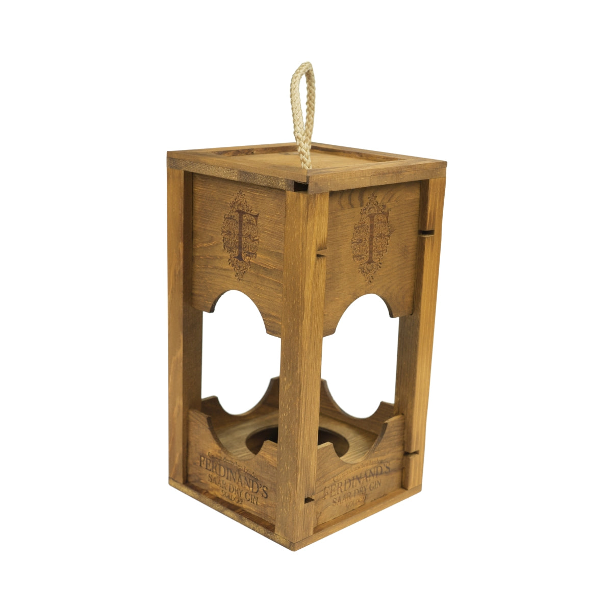 Lanterna in legno Ferdinands Gin Glorifier espositore display bottiglia