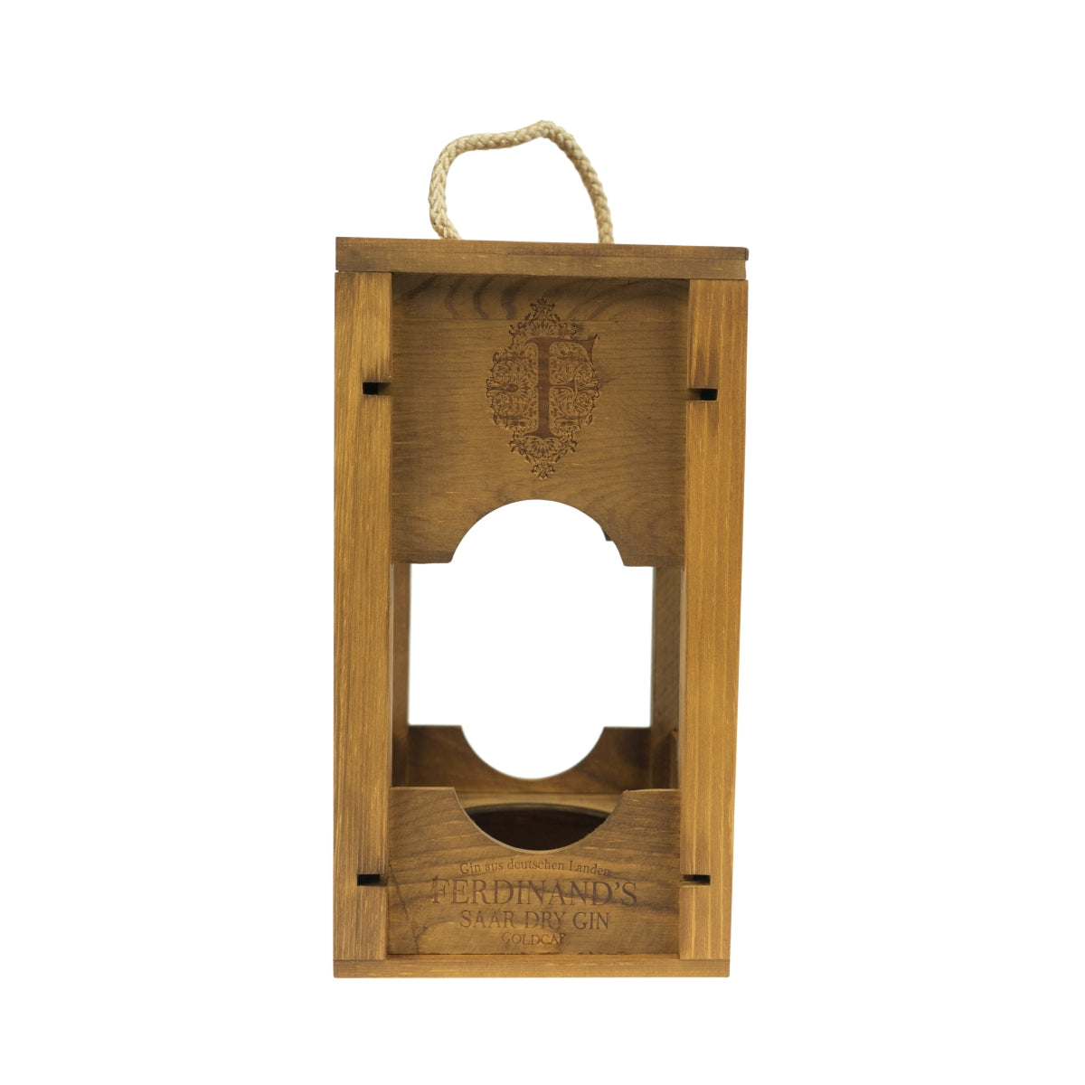 Lanterna in legno Ferdinands Gin Glorifier espositore display bottiglia – Vista 4