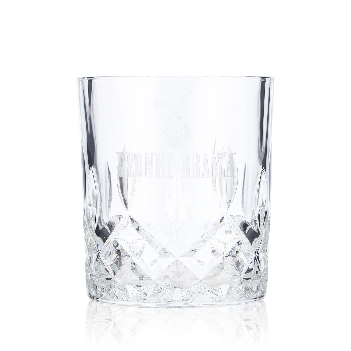 Set da 6 bicchieri Fernet Branca – Bicchieri tumbler da 0,24 l con rilievo in cristallo per Fernet Tonic, digestivi e cocktail – Vista 4
