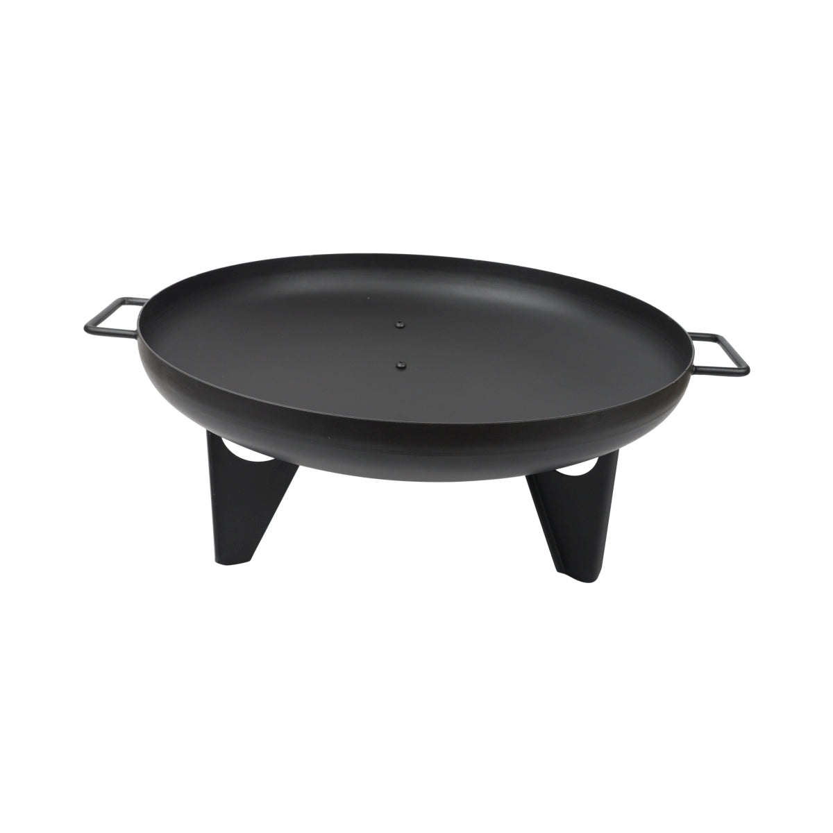 Braciere 60 cm Focolare Braciere da esterno Giardino Acciaio grezzo Camino Fuoco – Vista 3