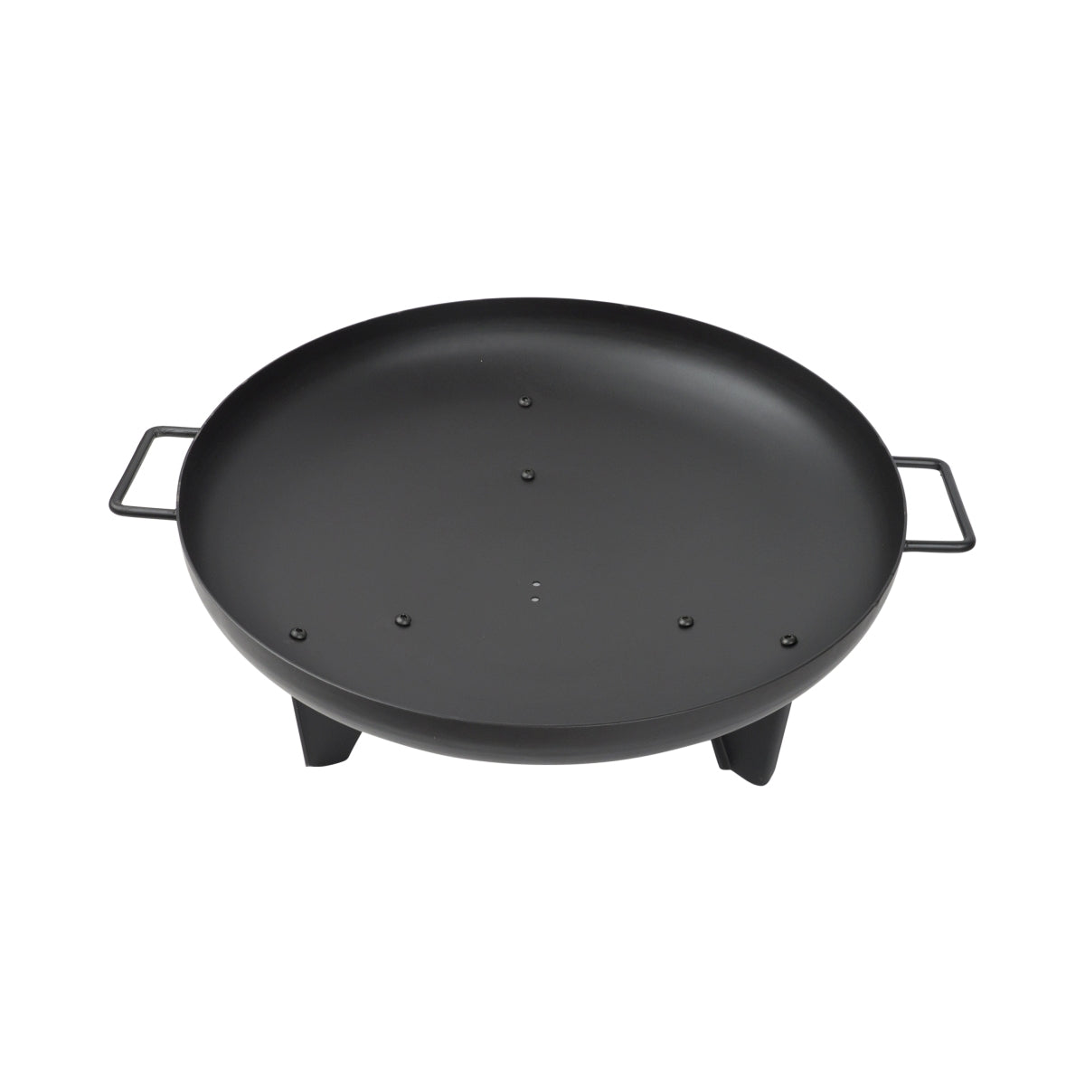 Braciere 60 cm Focolare Braciere da esterno Giardino Acciaio grezzo Camino Fuoco – Vista 4