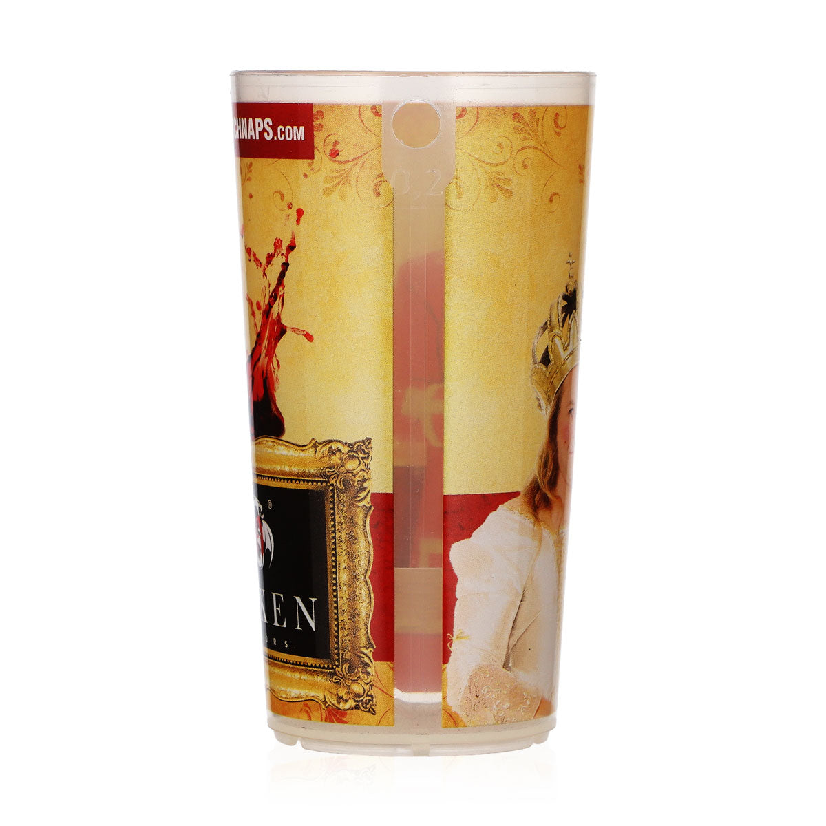 Bicchiere da liquore "Ficken" König da 0,2 l, bicchiere riutilizzabile in plastica – Vista 3