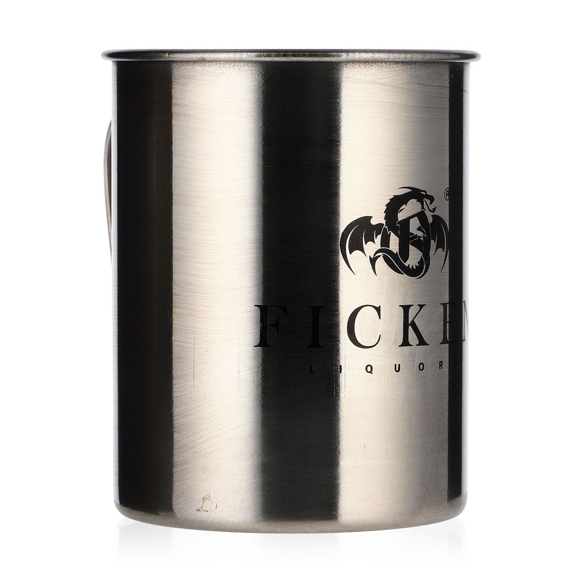 Bicchiere da liquore Ficken in metallo argentato, bicchiere da long drink – Vista 2