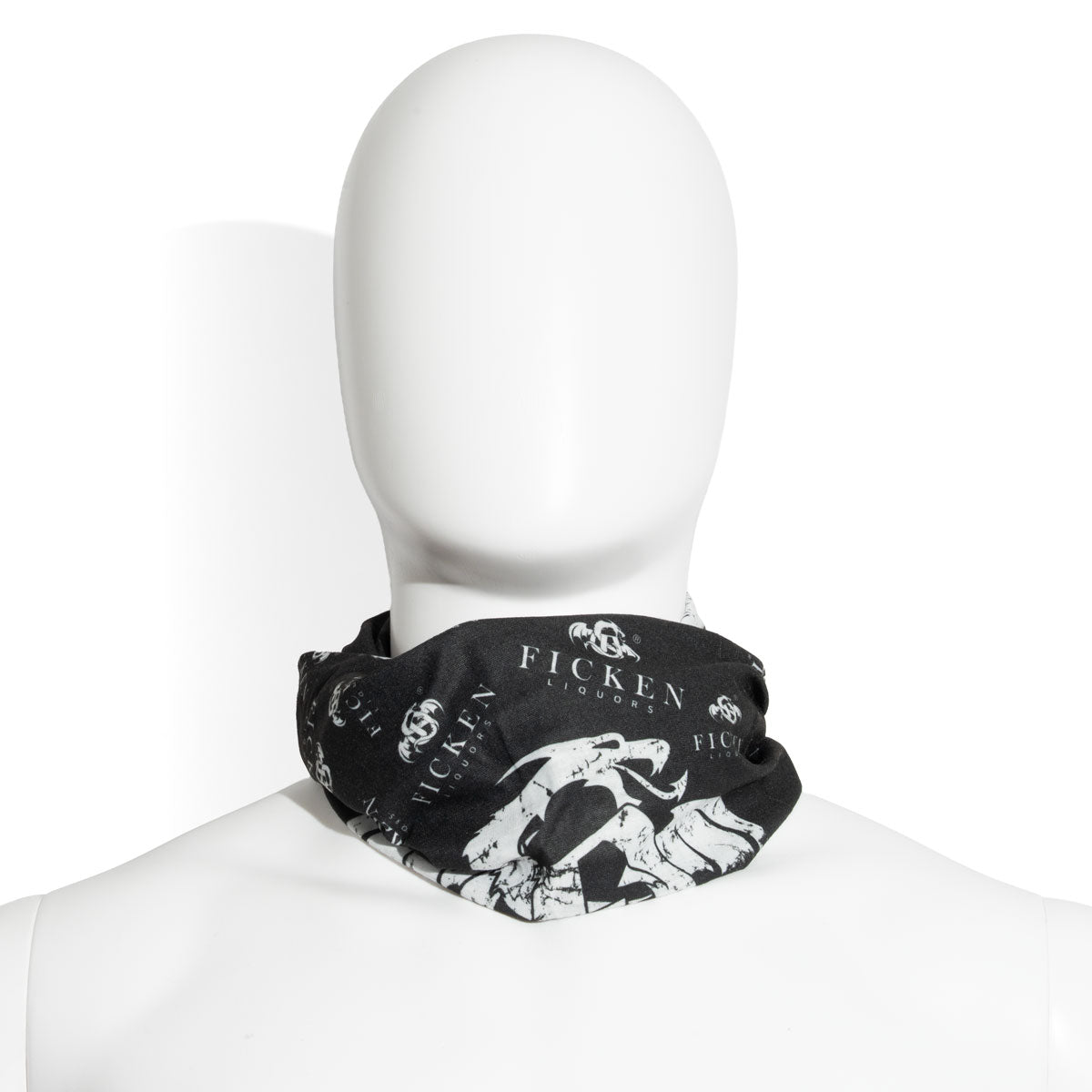 Fucking Liquor Sciarpa Bandana NUOVA nella confezione originale nera Collare Multifunzionale – Vista 2