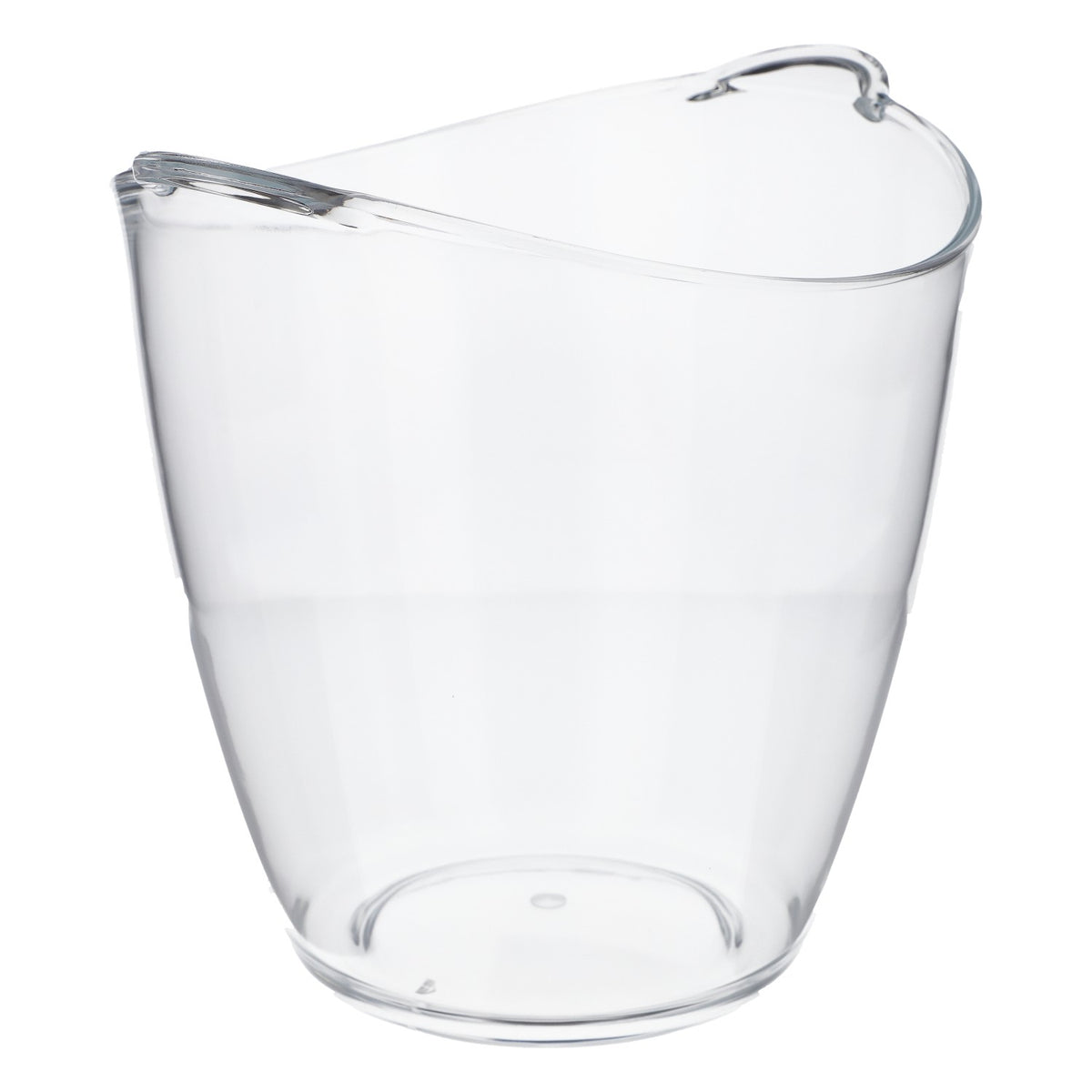 Raffredda bottiglie Raffredda bevande Raffredda in plastica / acrilico con manici  Trasparente – Vista 2