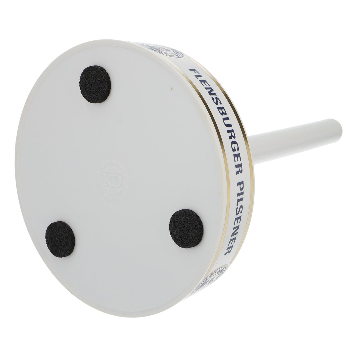 Porta-tovagliette Flensburger Bier per tovagliette e gocciolatoi Pilsdeckchen bianco – Vista 3
