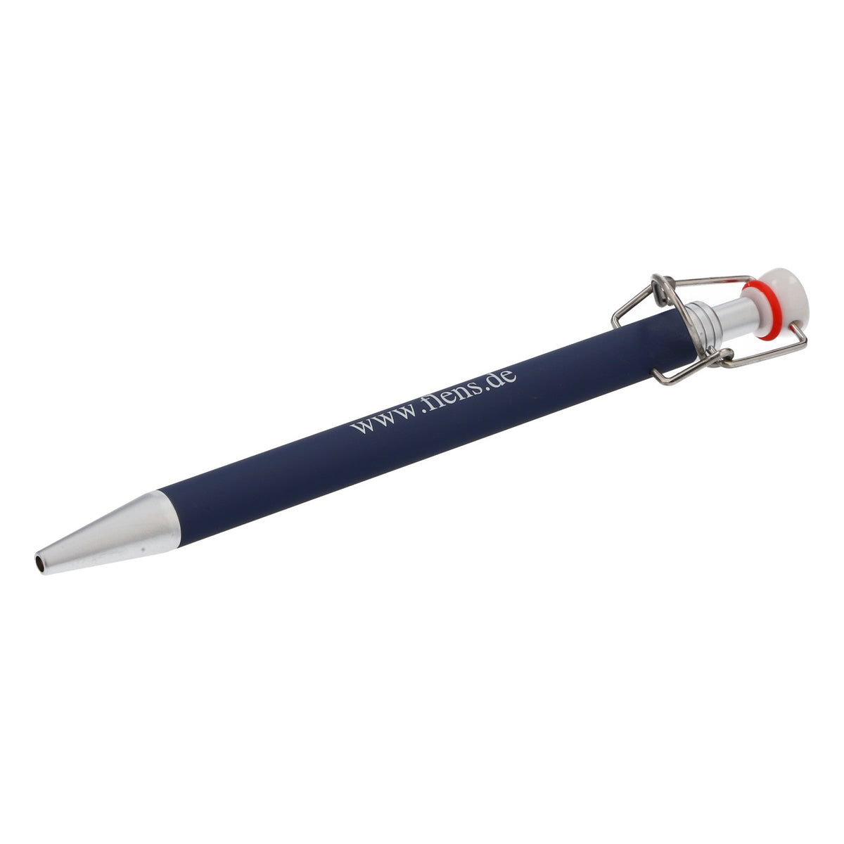 Penna a sfera Flensburger Pilsener Plop con tappo a pressione in confezione regalo – Vista 2