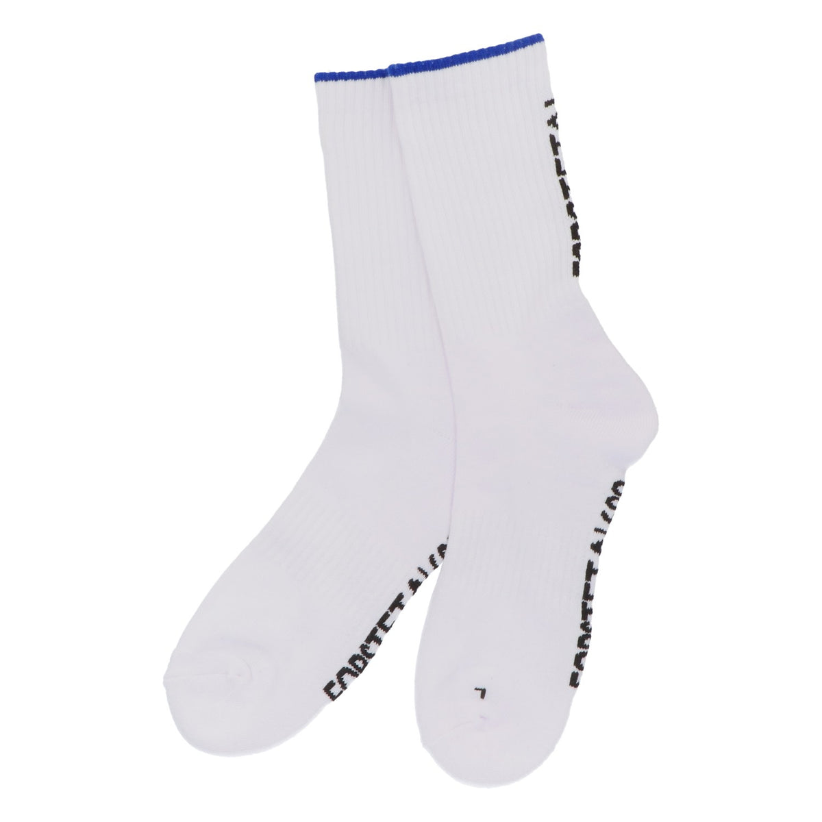 Calze Forstetal Wasser Calze bianche e blu con logo verticale Taglie 37-41