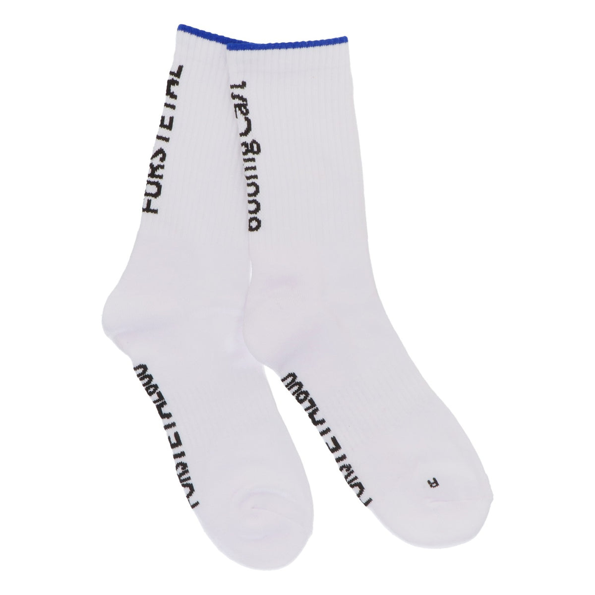 Calze Forstetal Wasser Calze bianche e blu con logo verticale Taglie 37-41 – Vista 2
