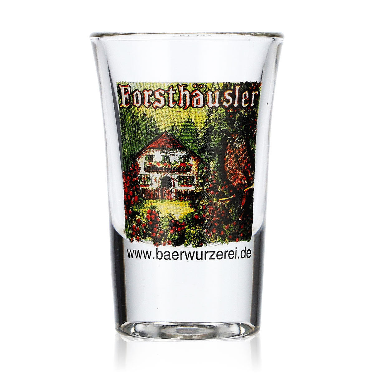 Bicchierino da grappa Forsthäusler Bicchierino da grappa 2 cl Bicchierino da grappa Logo Haus