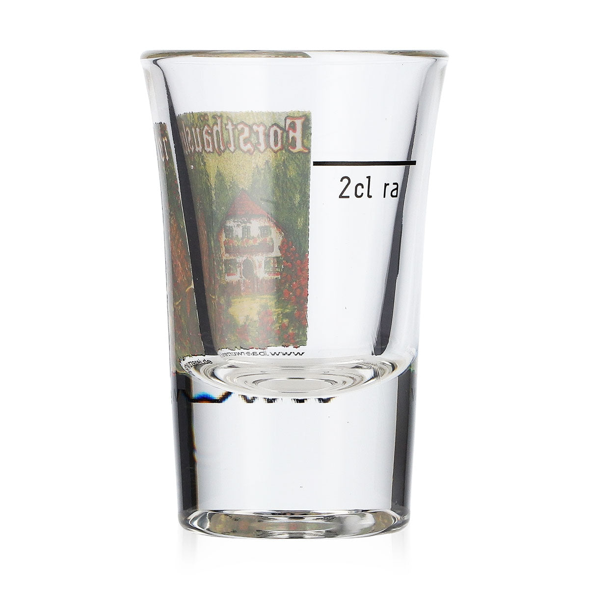 Bicchierino da grappa Forsthäusler Bicchierino da grappa 2 cl Bicchierino da grappa Logo Haus – Vista 3