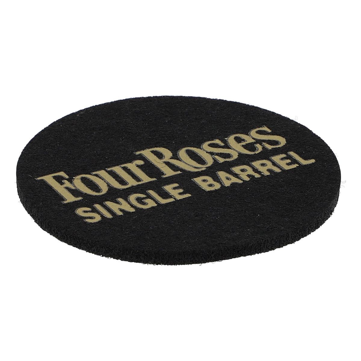 Four Roses Whiskey Sottobicchiere in feltro Sottobicchiere in vetro Nero 6,2 cm di diametro "Four Roses Single Barrell"