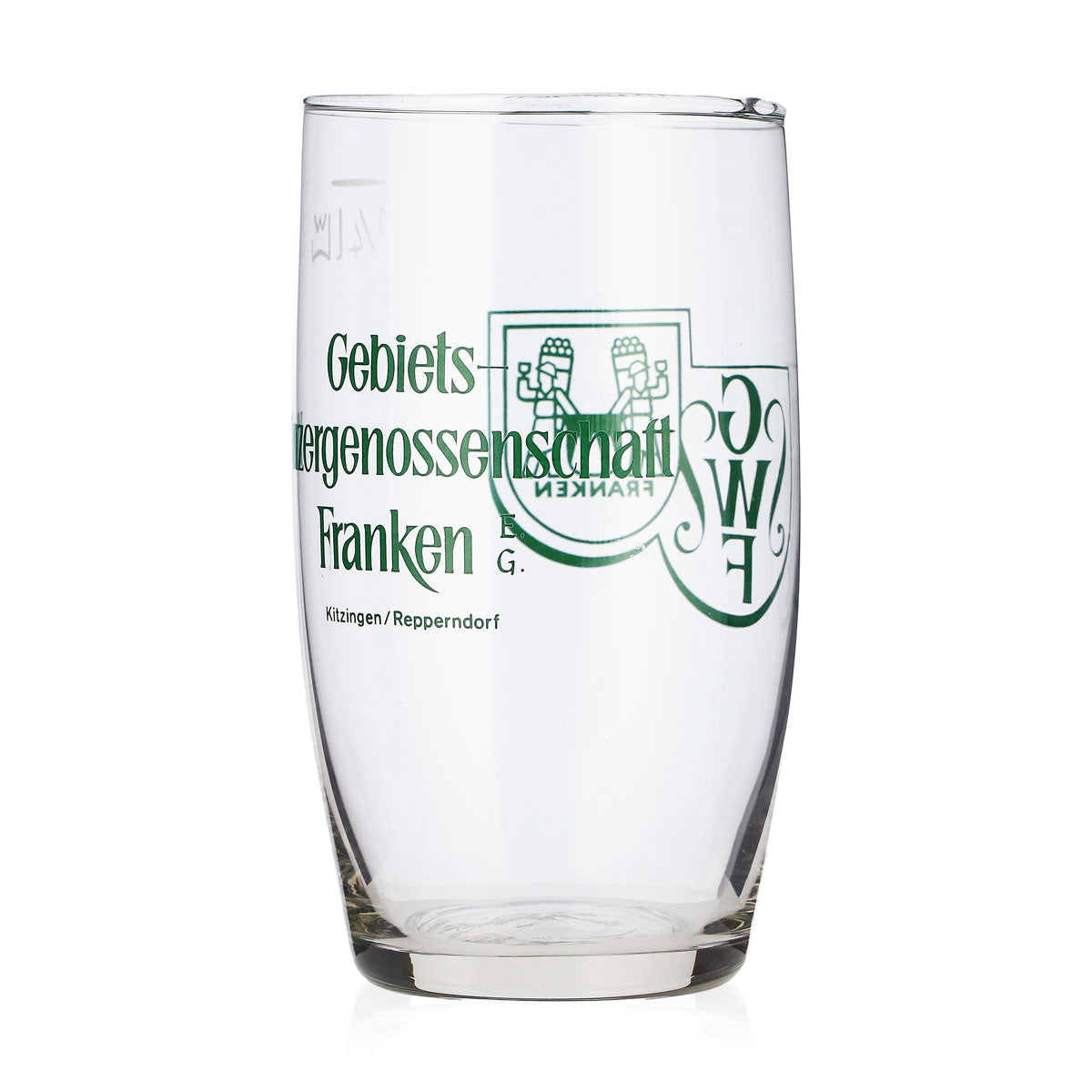 Bicchiere da vino Franken Bicchiere da laboratorio 0,1 l Cooperativa vinicola regionale  Logo verde – Vista 4