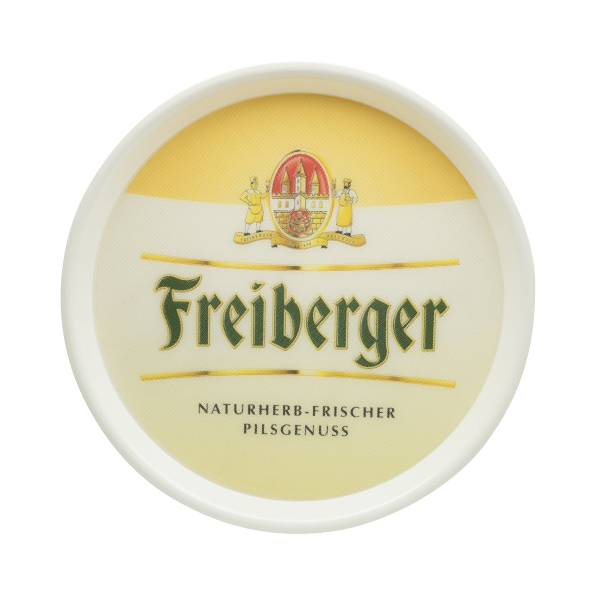 Vassoio per birra Freiberger Vassoio da portata Vassoio da cameriere Antiscivolo in plastica bianca