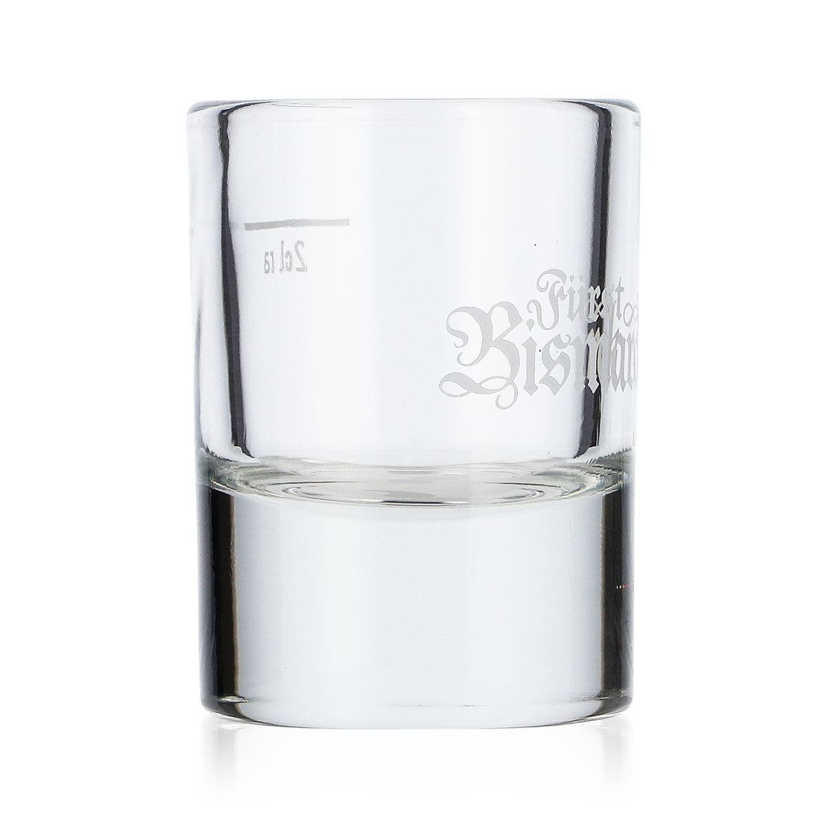 Bicchiere da grappa “Fürst Bismarck” da 2 cl con baffi incisi sul fondo, bicchierino da shot, bicchierino da grappa – Vista 2